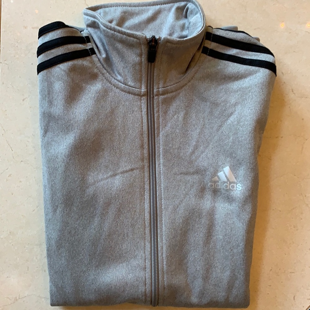 Adidas Boys Athletic Zipper Jacket